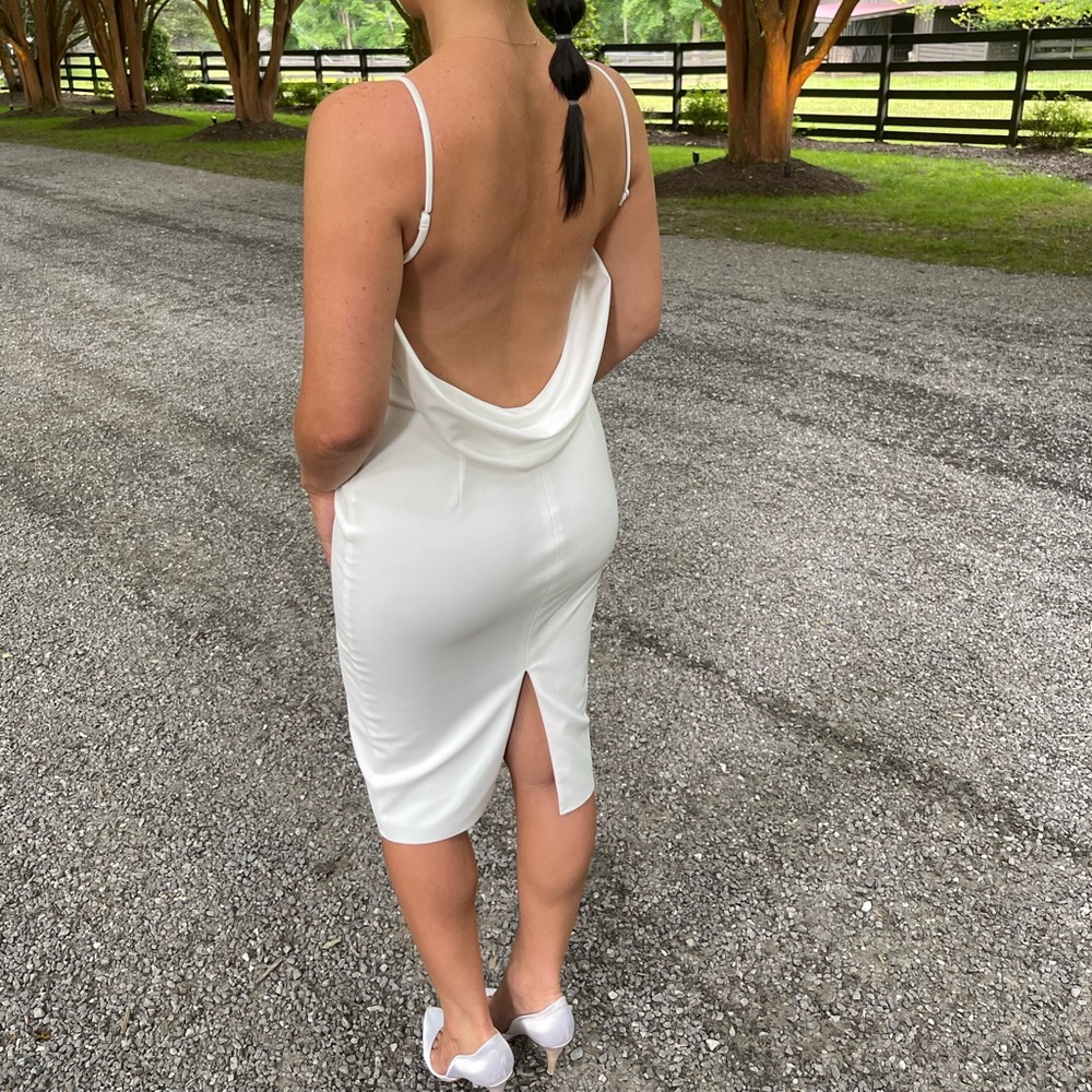 Katie May White Rehearsal Dress